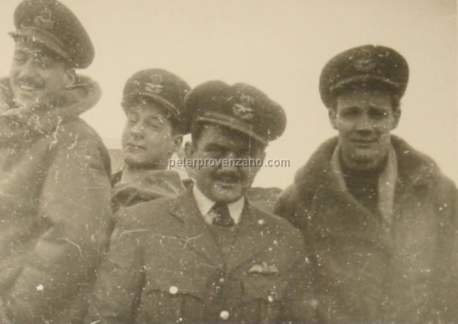 Peter Provenzano Photo Album Image_copy_067.jpg - 71st Eagle Squadron pilots.  RAF Station Kirton Lindsey, winter of 1941.